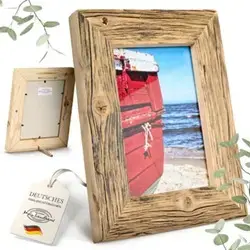 Bilderrahmen Holz Mein Landhaus Natur Dunkel