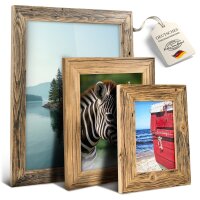 Rustikaler Bilderrahmen 40x50 cm aus recyceltem Alt-Holz...