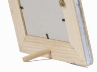 Handgefertigter Bilderrahmen 15x20 cm Schwarz/Weiß aus recyceltem Alt-Holz