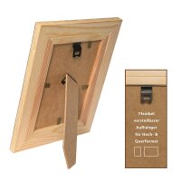 Bilderrahmen Toskana 21x29,7 cm DIN A4 – Vintage Holzrahmen – Echtes Kiefernholz