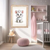 Bilderrahmen Toskana 30x30 cm – Vintage Holzrahmen aus echtem Kiefernholz
