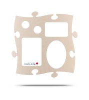Country Living Puzzle Galerie aus Holz natur 5 Fotos...