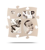 Country Living Puzzle Galerie aus Holz natur 5 Fotos...