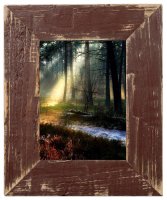 Bilderrahmen 10x15 cm – Braun – Recyceltes...