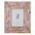 Stilvoller Landhaus Bilderrahmen aus recyceltem Alt-Holz in Rose 10x15 cm mit 7 cm Leiste