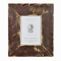 Landhaus Bilderrahmen aus recyceltem Alt-Holz Braun/Coffee 50x70 cm