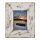 Landhaus Bilderrahmen aus recyceltem Alt-Holz weiß 15x20 cm mit 7 cm Leiste