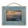 Schnurrahmen 10x15 cm Singel Hellblau/Sky aus recyceltem Holz