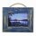 Schnurrahmen 10x15 cm Singel Marineblau/Marine aus recyceltem Holz