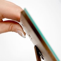 Mein Landhaus Bilderrahmen rahmenlos DIN A4 21 x 29,7 cm Glasrahmen 3 Stk.