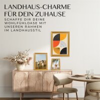 Mein Landhaus Barock Bilderrahmen Gold 40x50 cm mit Acrylglas